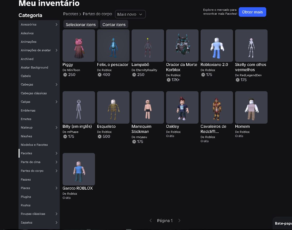 Conta Roblox com Korblox