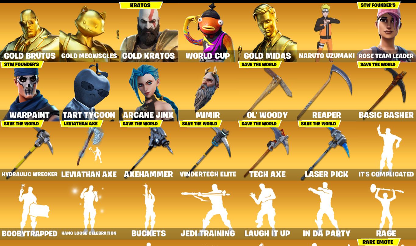 Fortnite Season 7 Cap 1 + STW (Farm VBucks) + 2100 VBucks + Kratos | Anime Skins