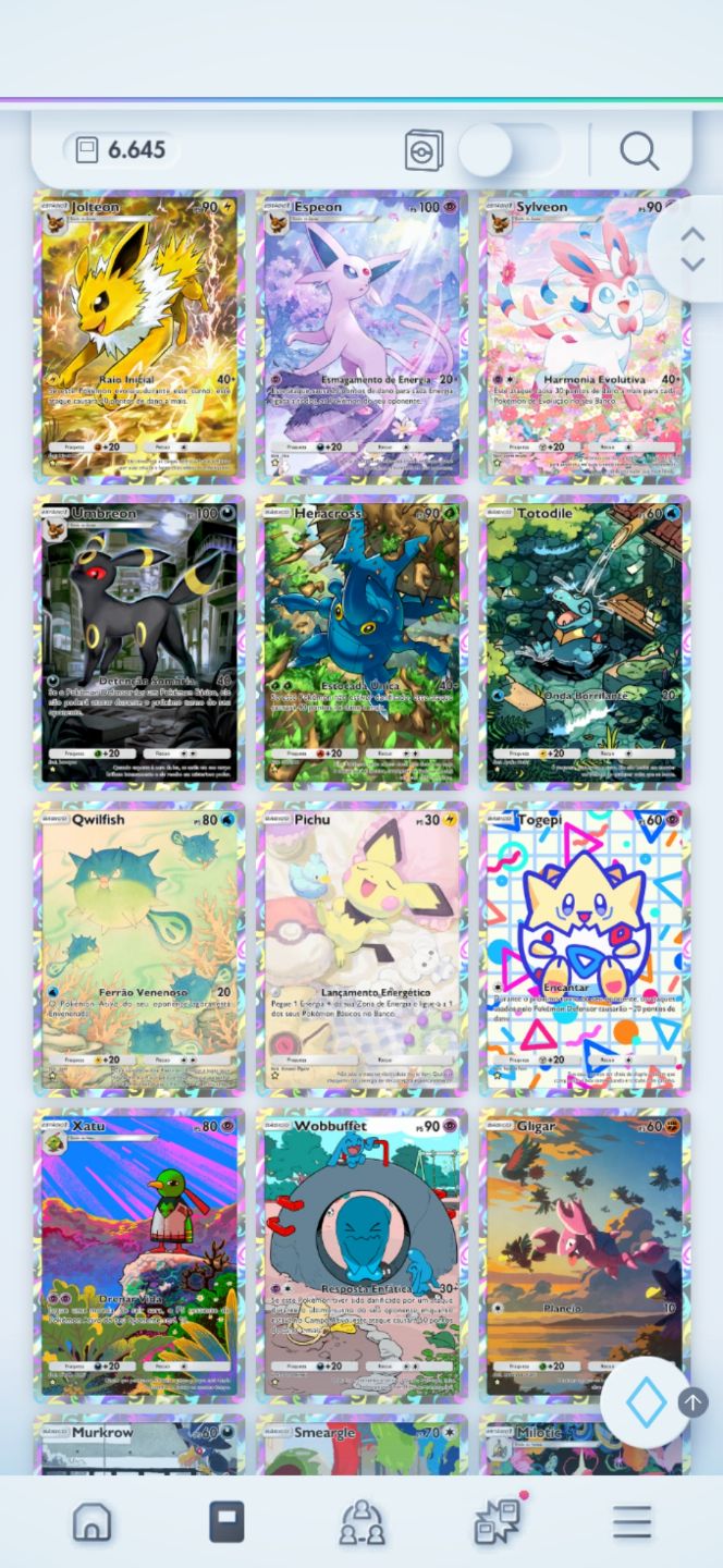 CONTA RARA POKÉMON TCG POCKET