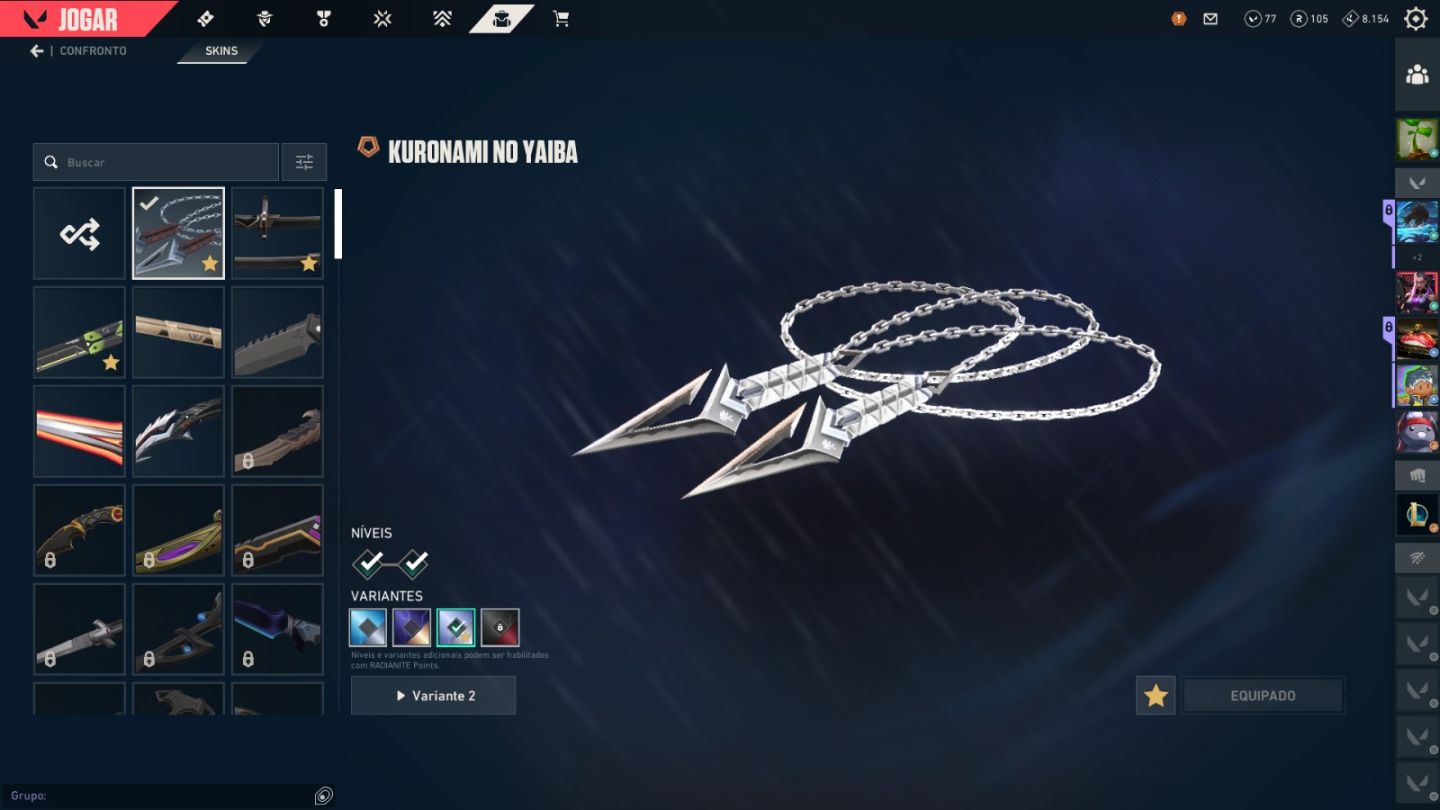 Conta de valorant- mais de 1900 gasto Champions 2025 e 2026