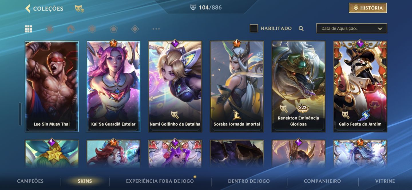 Conta Wild Rift level 177