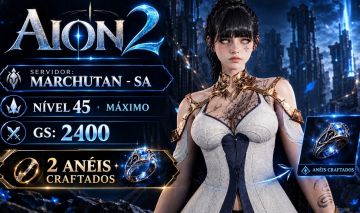 AION 2 CONTA | Marchutan SA | GS 2300 + 2 aneis craftado + Dark Crush lv 20