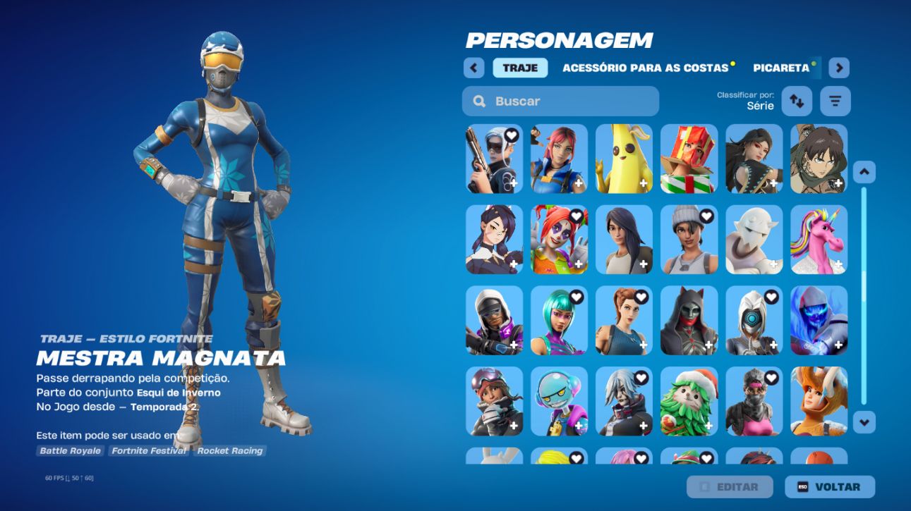 CONTA DE FORTNITE COM SKINS RARAS E SALVE O MUNDO COM VBUCKS