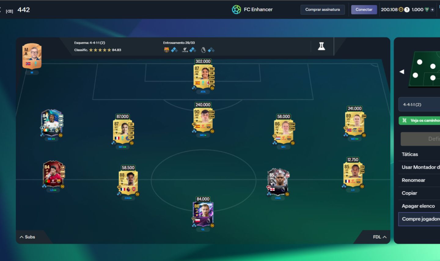 Conta EA FC 27 ps5 versao ultimat 500k, Divisao elite,time meta e passe comprado