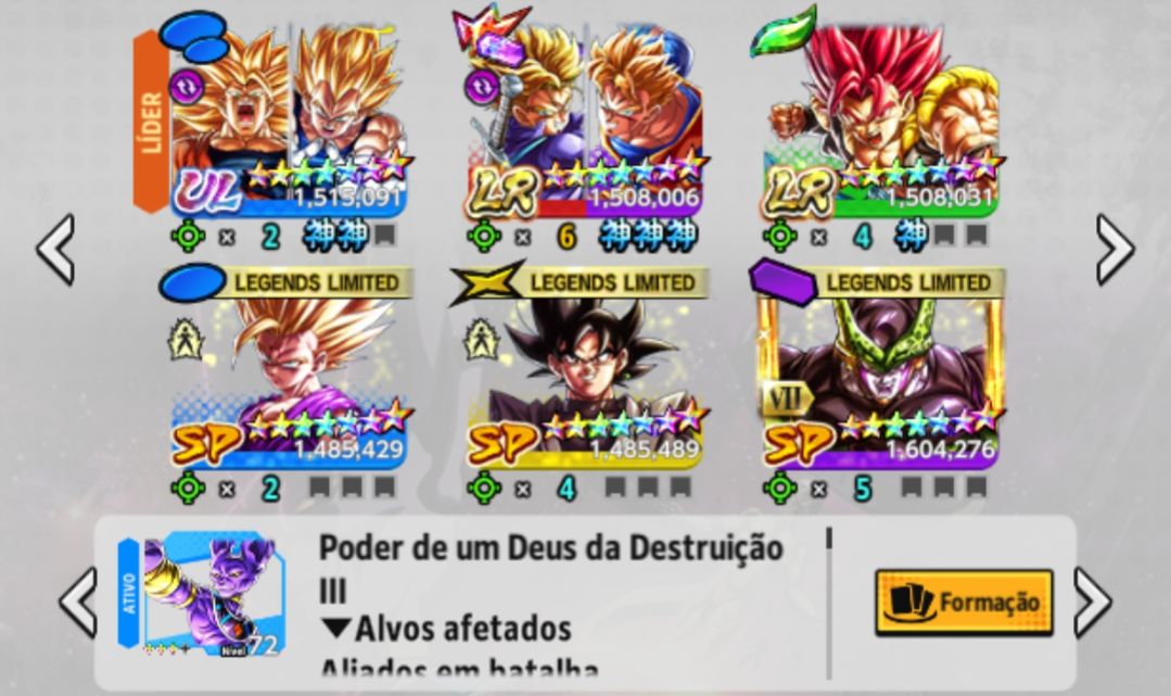 CONTA DRAGON BALL LEGENDS - MID GAME - TIME META FULL ESTRELA + 4K DE CRYSTAIS