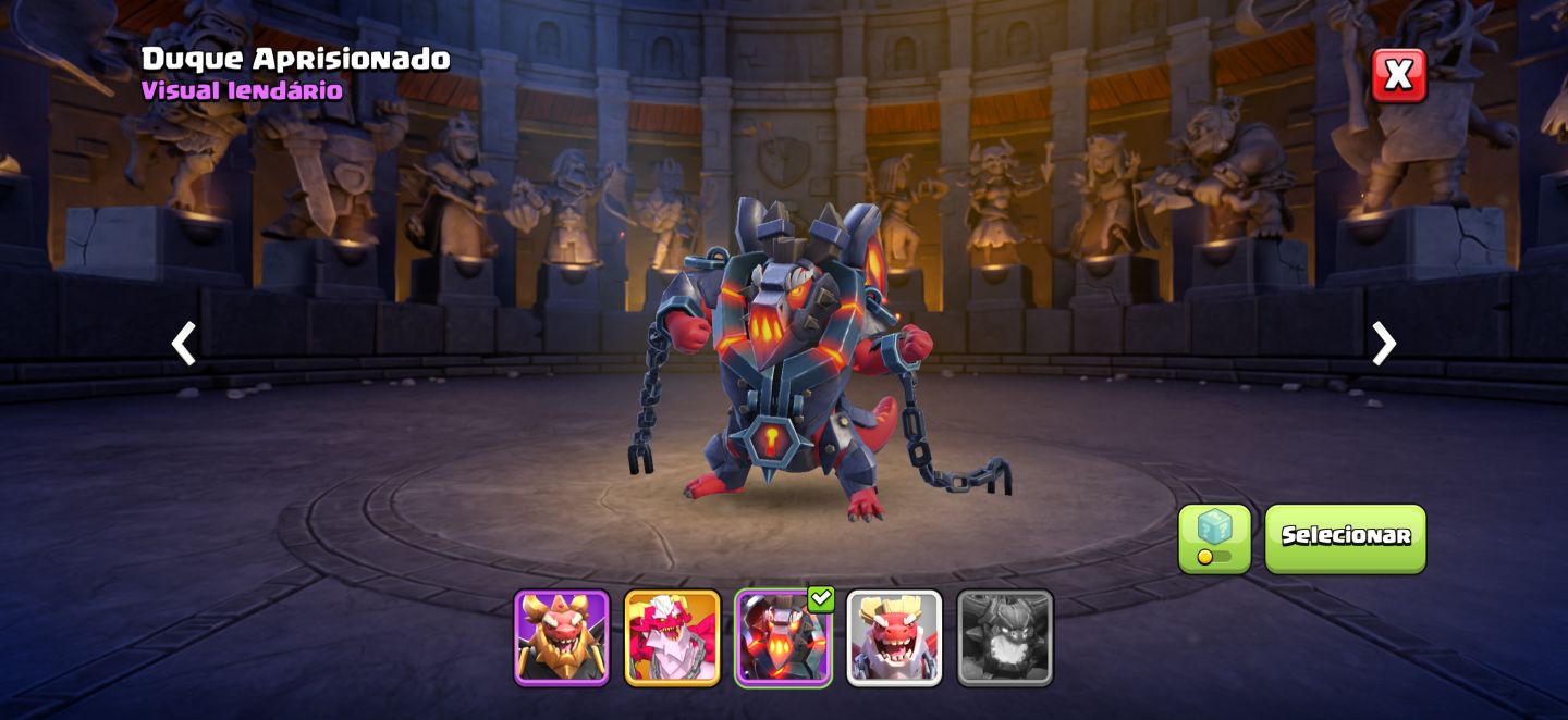 CLASH OF CLANS | CONTA LENDÁRIA NÍVEL 500 | FULL MAX | 30+ SKINS | RARÍSSIMA