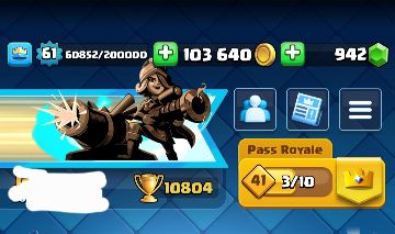 CONTA CLASH ROYALE, CARTAS FULL