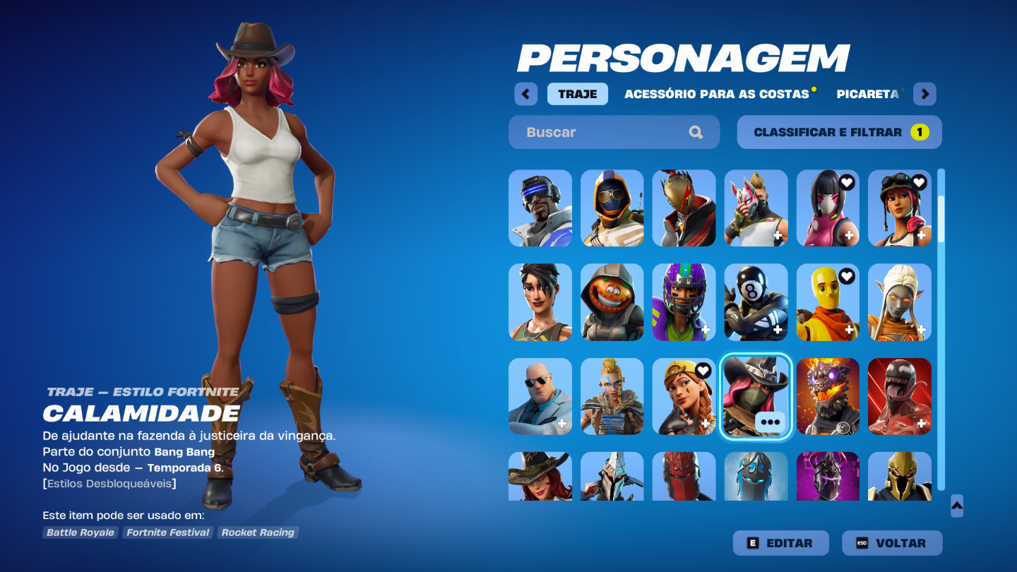 CONTA EPIC GAMES / MUITAS SKINS FORTNITE E JOGOS