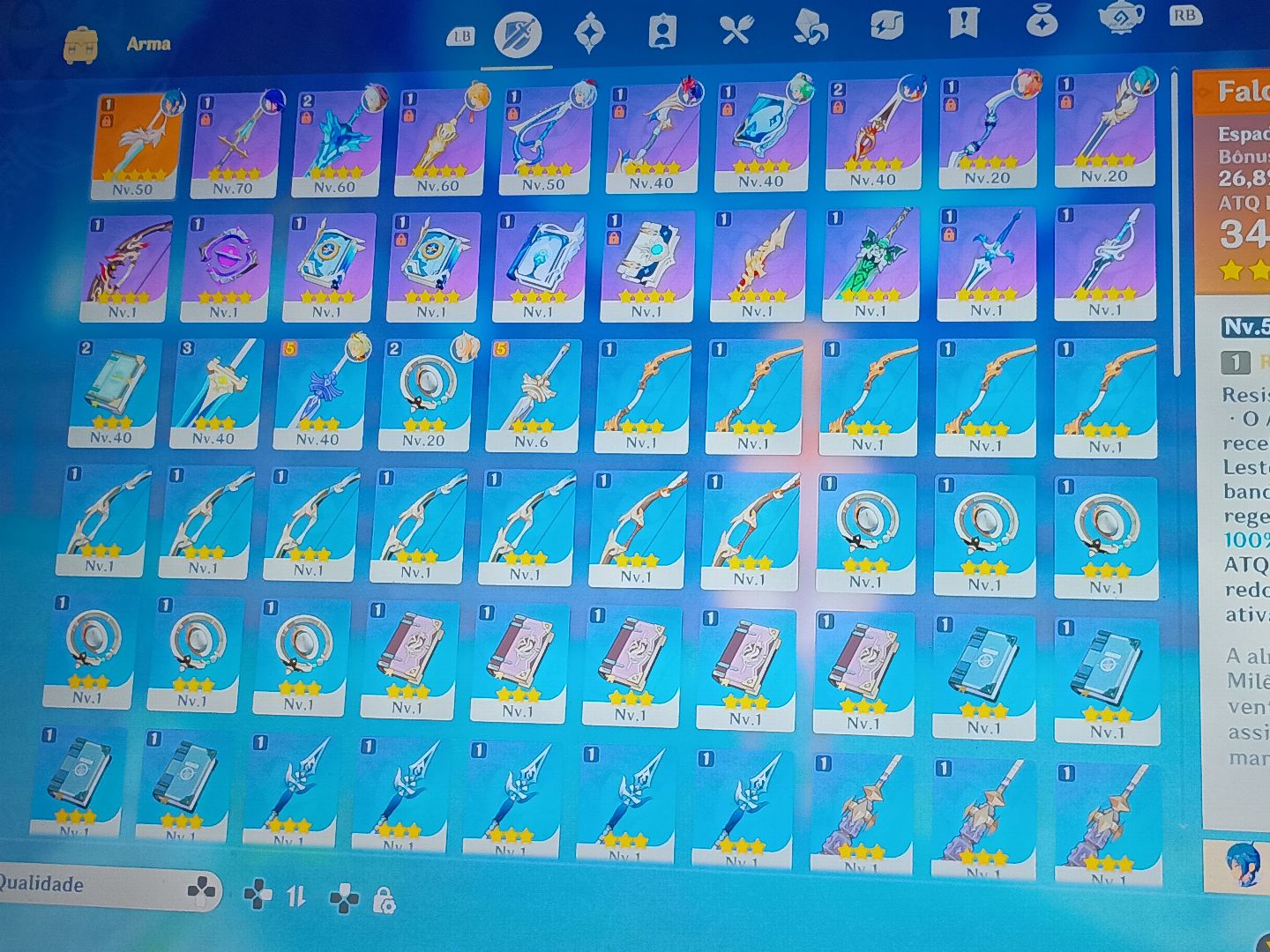 ASIA-RAIDEN+GANYU+ALOY+ARMA T5+1.3K GEMAS+7 GIROS