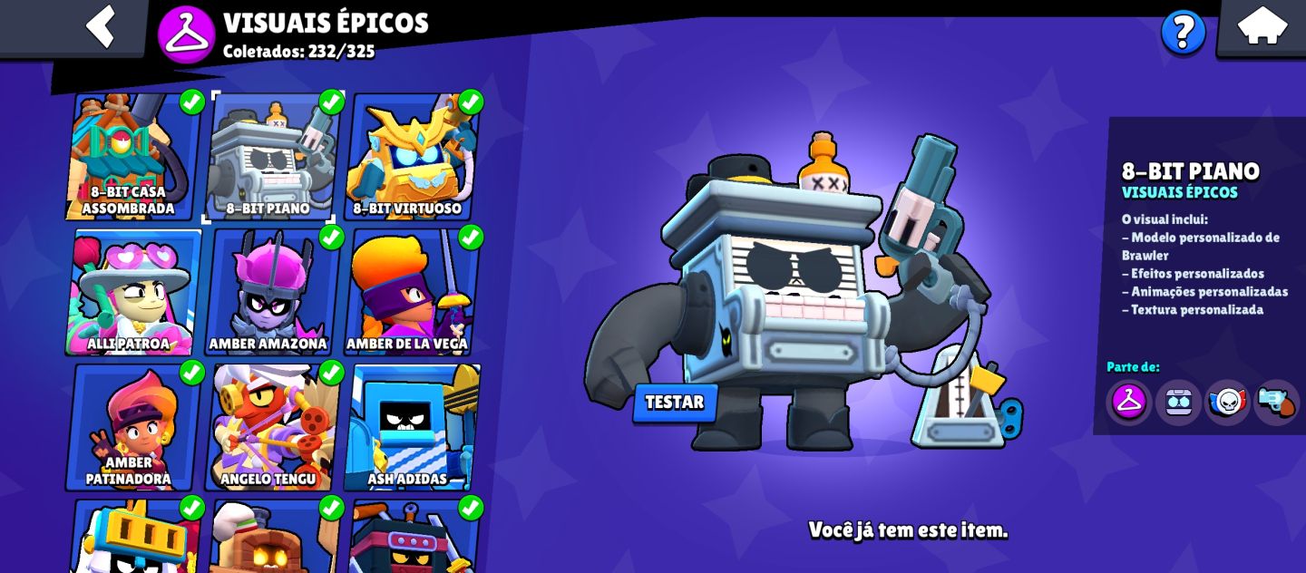 Conta Full de Brawl Stars | Full Nível 11 e Full Buffies (Valor Negociável)