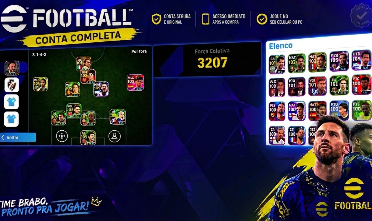 Conta bem antiga de efootball 2016/2017