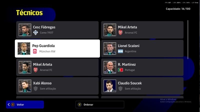 Conta com del Piero blitz curler, messi, etooEfootball pc/Steam