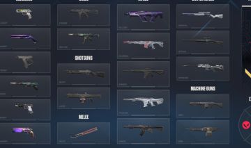 CONTA VALORANT | 2 SKINS DE FACA E UMA DE CADA ARMA