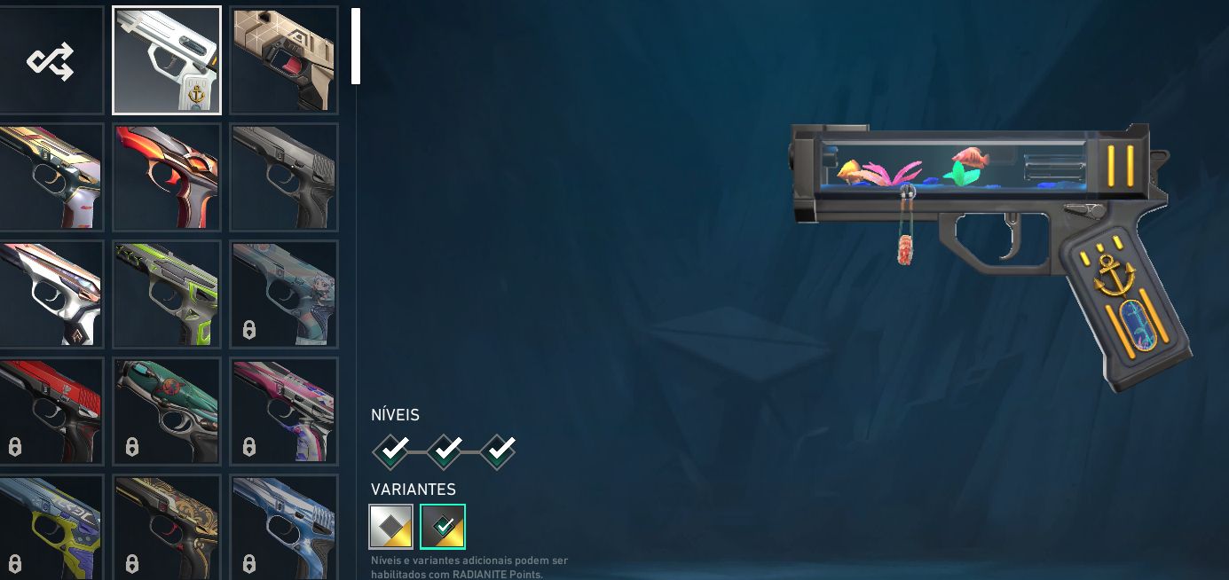 CONTA VALORANT NÍVEL 266+ | OURO 1 | TODOS OS AGENTES E COM VARIAS SKINS