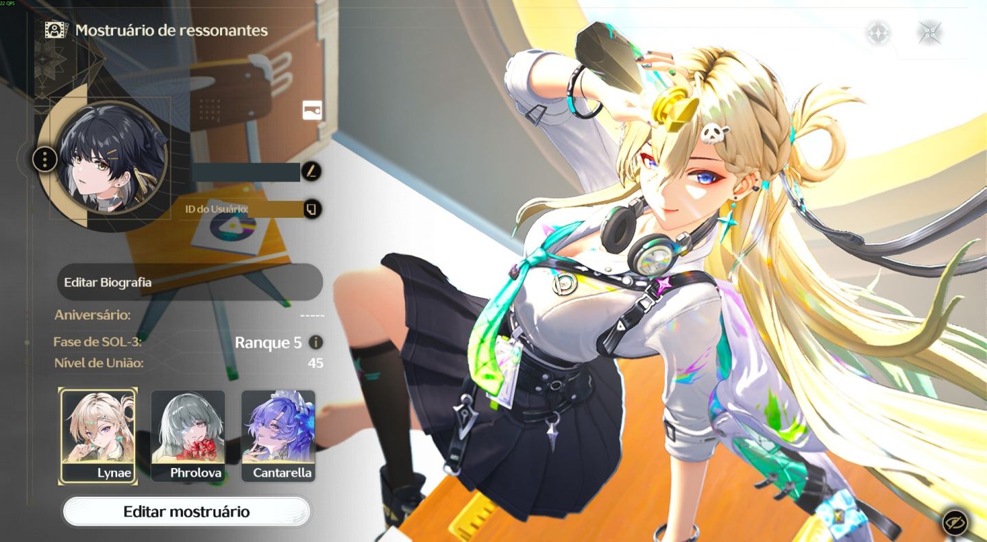 Contas Wuthering Waves Ul45 Shorekeeper + Lynae + Phrolova [Entrega Automática]