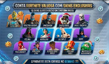 FORTNITE - LVL 241 - 13 SKINS (Skull Trooper, Juice WRLD) | 29 PICARETAS & MAIS