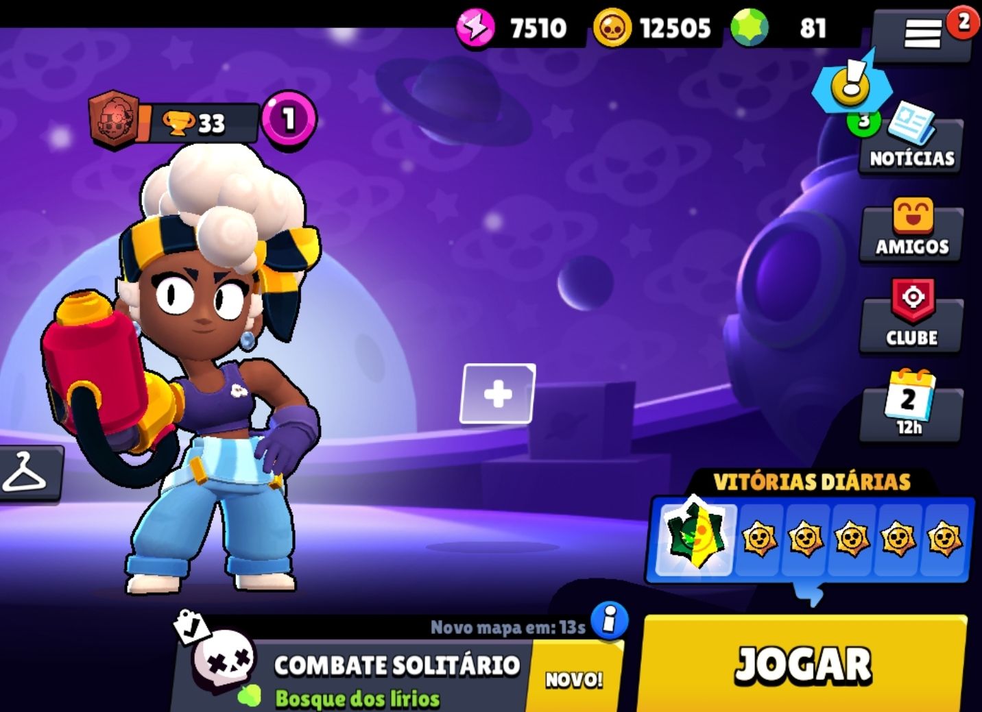 CONTA DE BRAWL STARS COM BASICA COM ULTRA LENDÁRIO