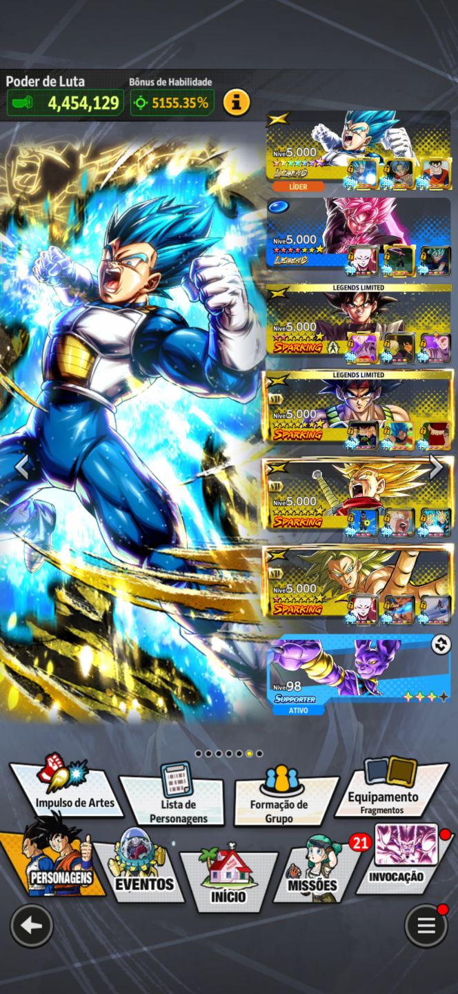 Conta com Vegeta LR full 14e Vegito LR FULL14