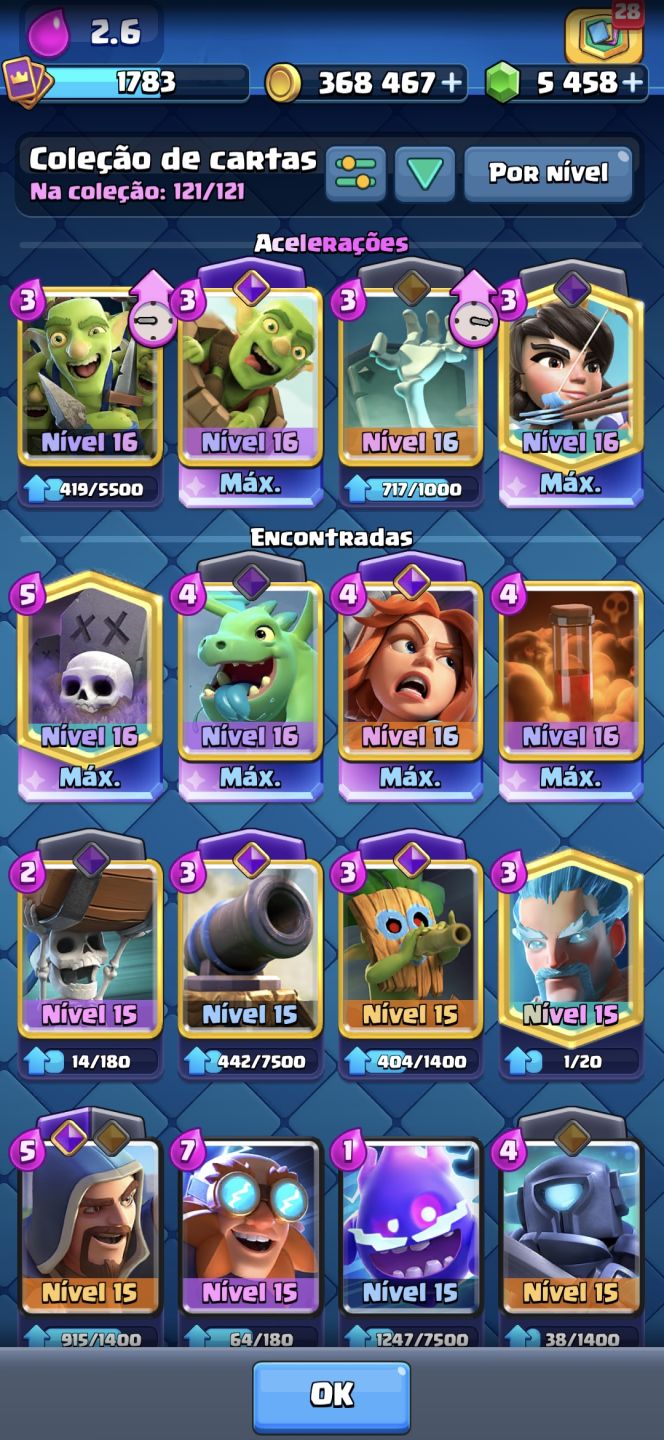 Combo Supercell: Clash Royale 12K Troféus + Clash of Clans CV13 (6 Construtores