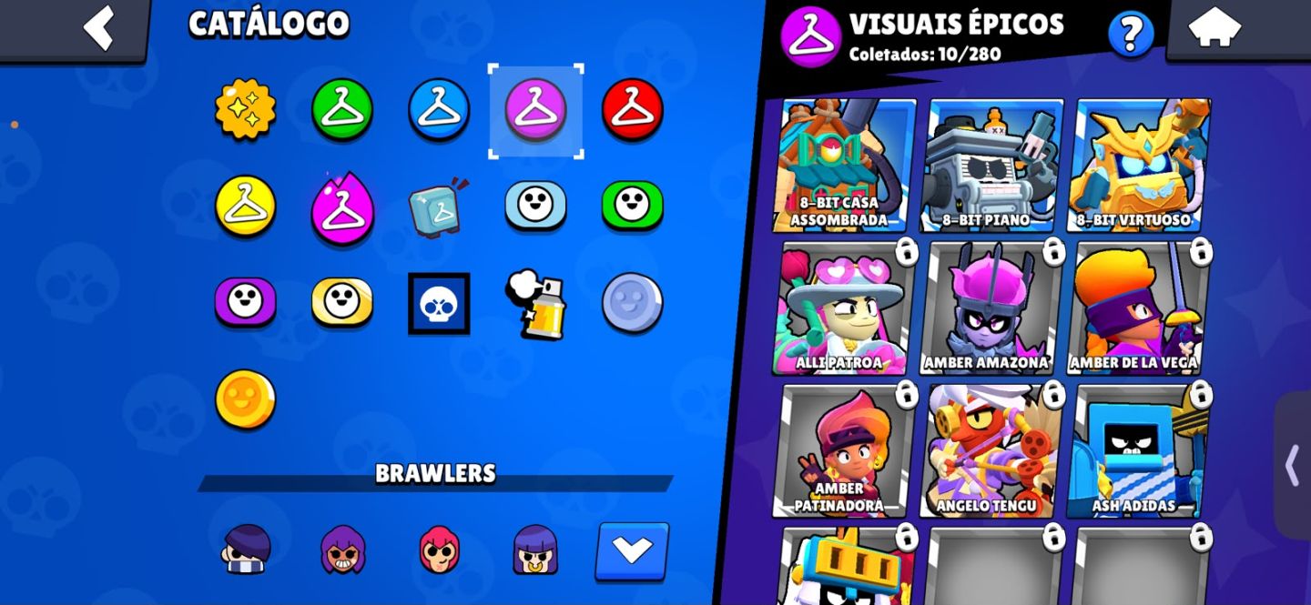 CONTA DE BRAWL STARS COM EDGAR PORTADOR DA LUZ