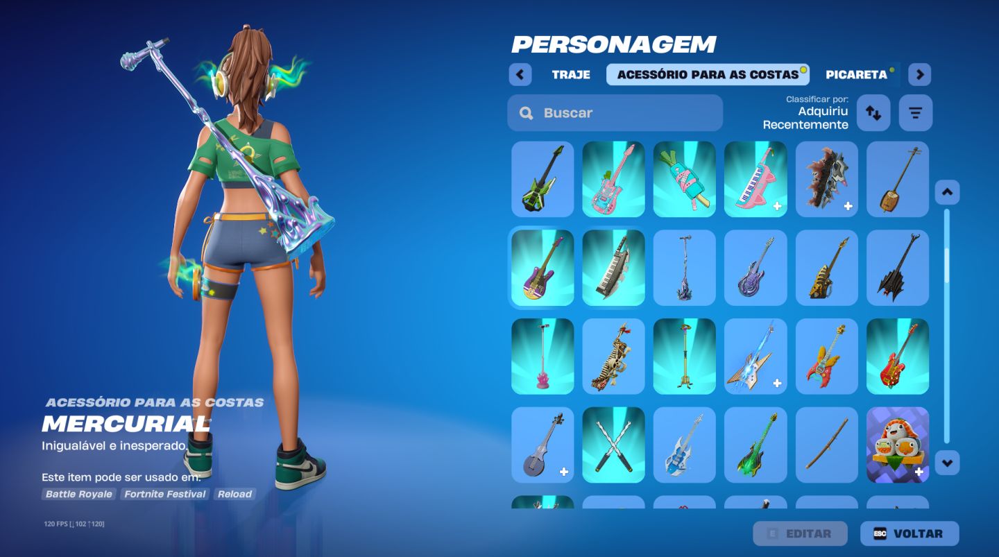 MELHOR CONTA DE FORTNITE PC 201 SKINS + MUITOS COSMÉTICOS