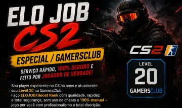 ( MELHOR DO MERCADO ) ELOJOB / ELOBOOST CS2 - GC - PREMIER - BARATO