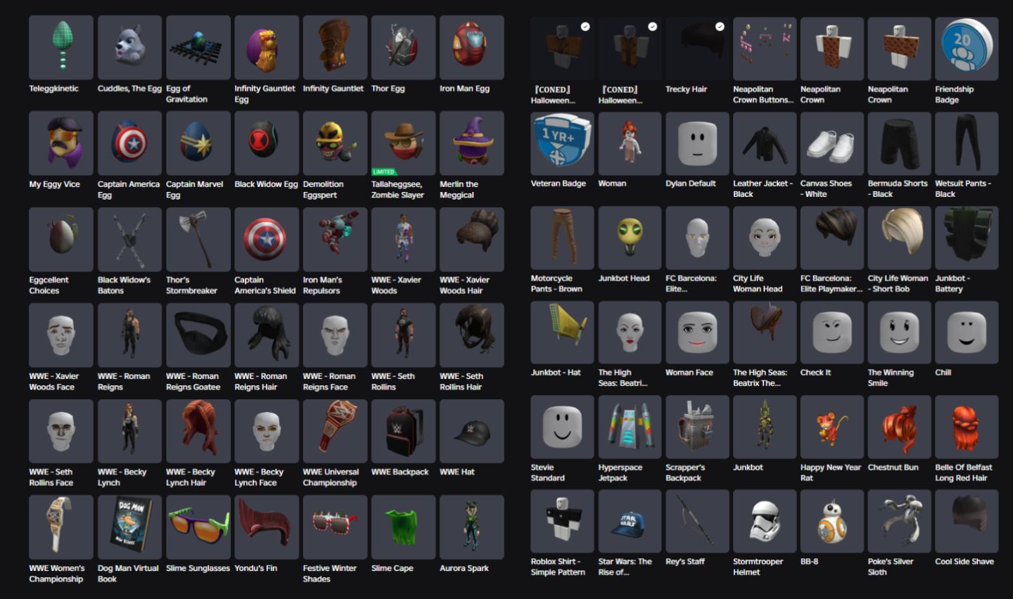 CONTA ROBLOX ANTIGA 2017 NEAPOLITAN + PUMPKIN FEDORA 180 OFFSALES [UNVERIFIED]