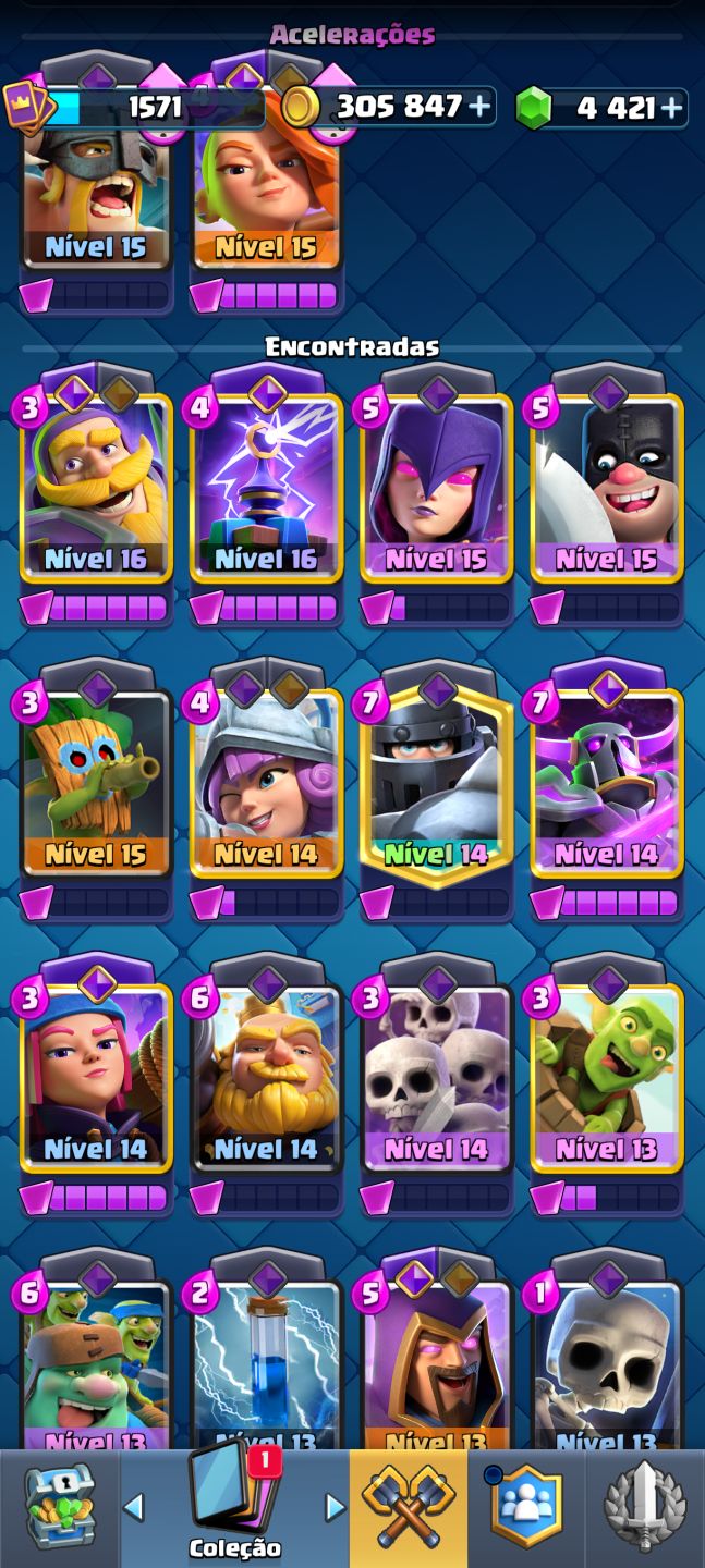 Conta Supercell Id, com Clash Royale, Clash of clans e brawl stars