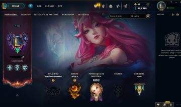 Conta level 768 425 skins sem elo troca nick disponivel