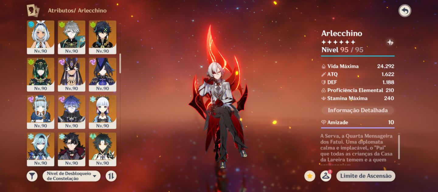 Conta endgame Genshin Impact