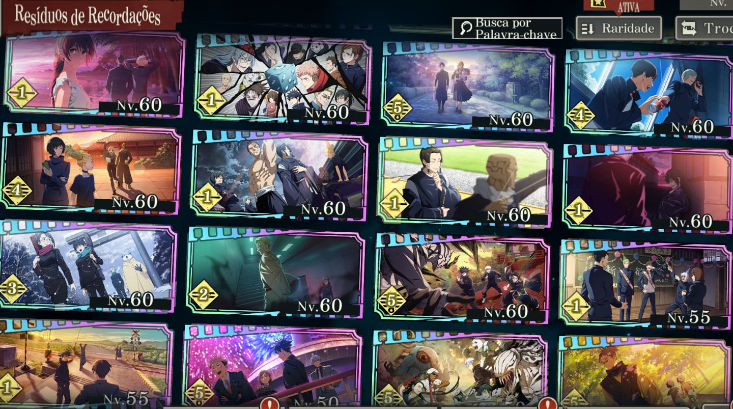 CONTA ENDGAME JUJUTSU PHANTOM PARADE SERVIDOR TW HK