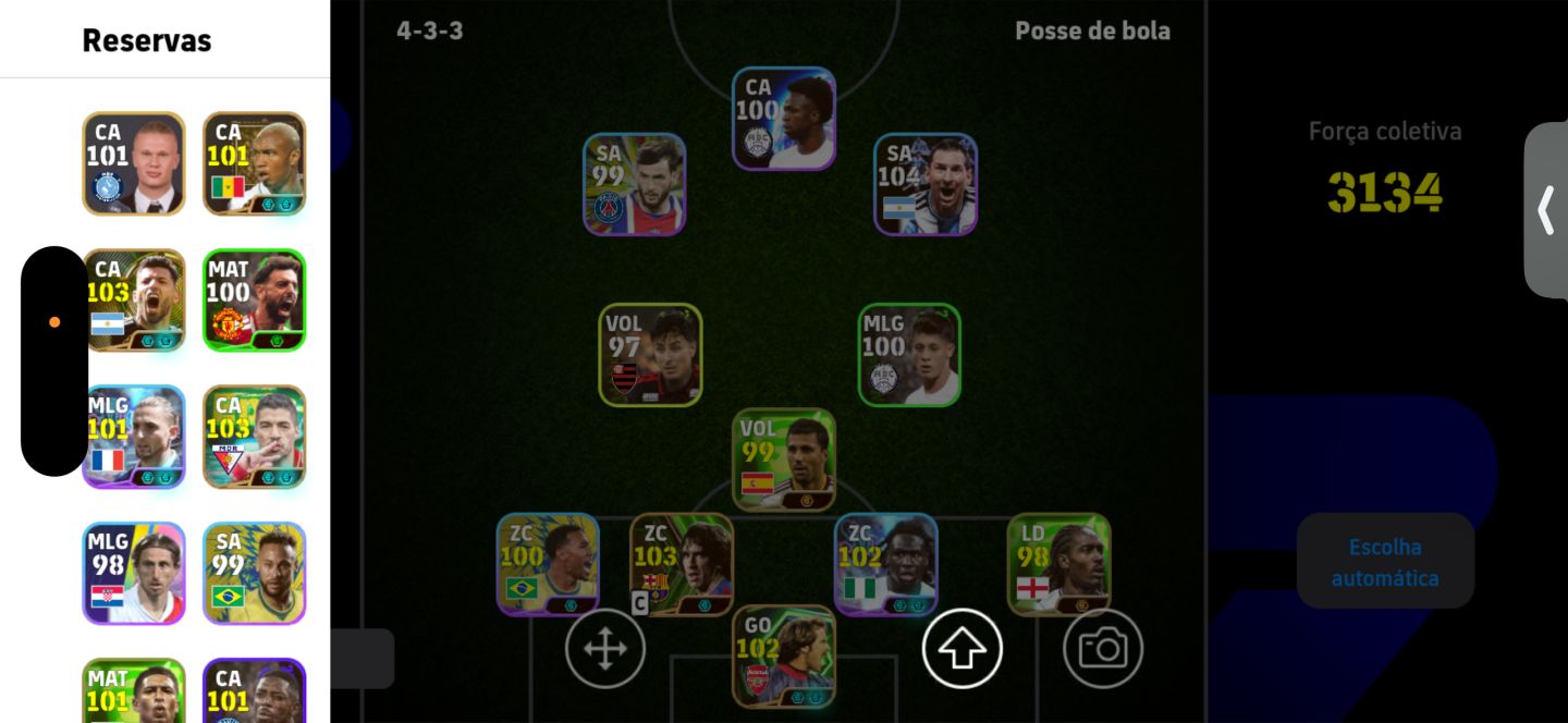 CONTA DE EFOOTBALL PARA INICIAR MUITO BEM!
