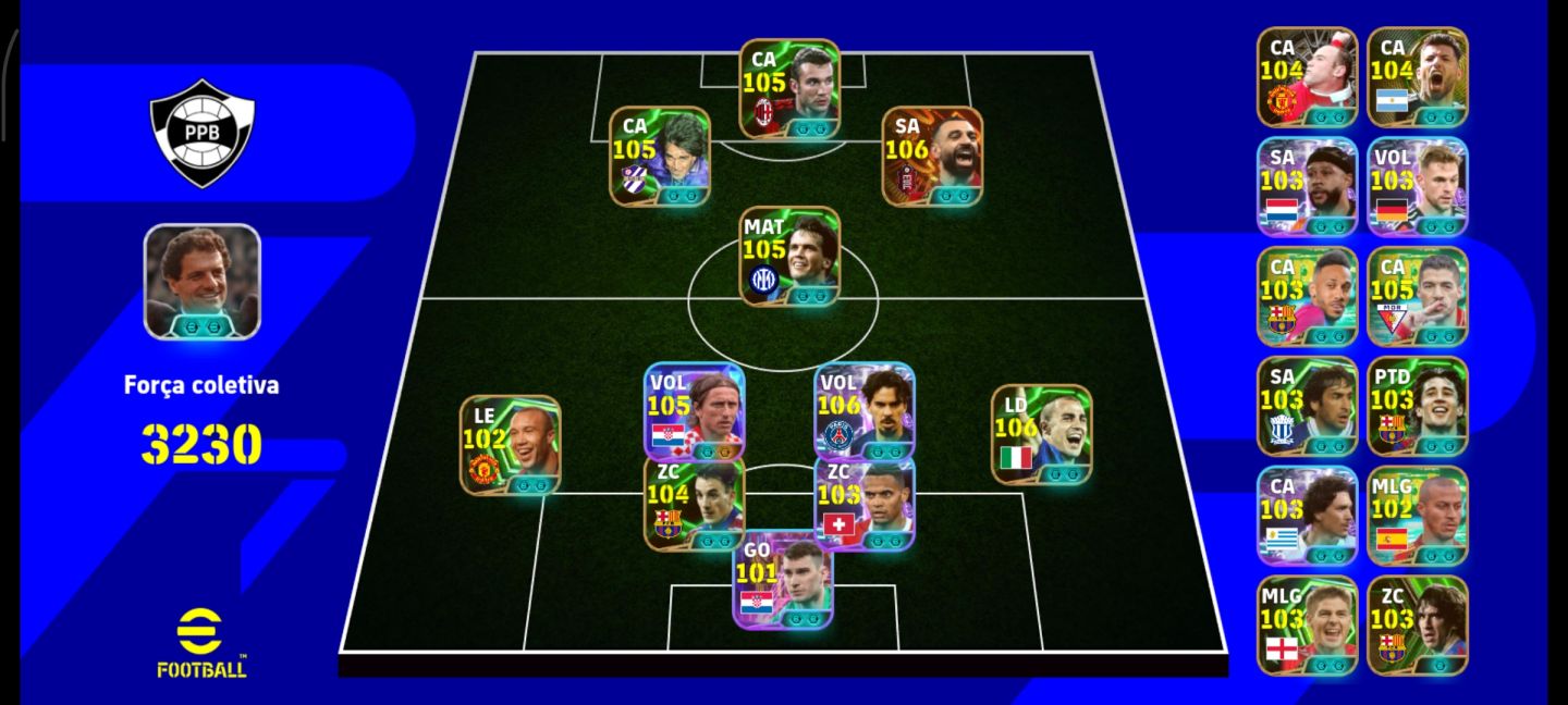 Conta Efootball 3230 conta muito forte