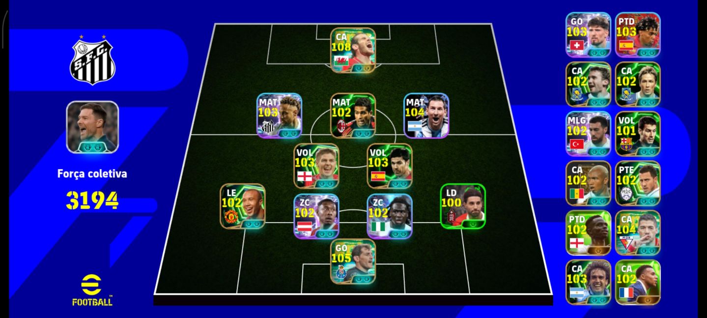CONTA DE EFOOTBOL MUITO BOA!!!