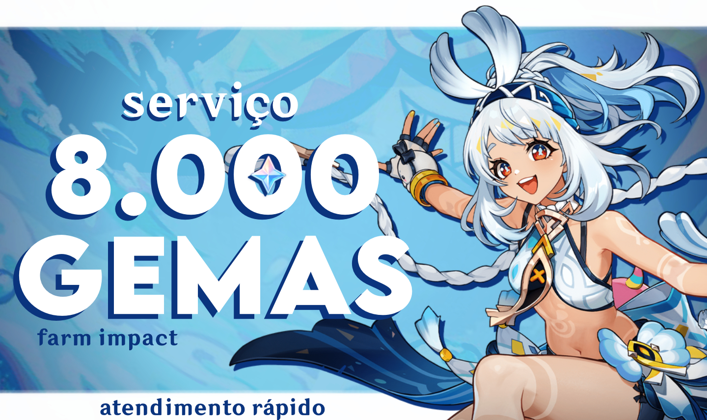 SERVIÇOS DE FARM E OUTROS [RÁPIDO] | GENSHIN IMPACT | GEMAS, UP E ENDGAME