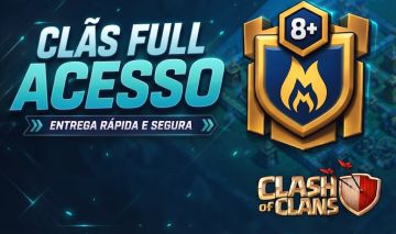 CLÃS DE CLASH OF CLANS | LIDERANÇA | ENTREGA RÁPIDA