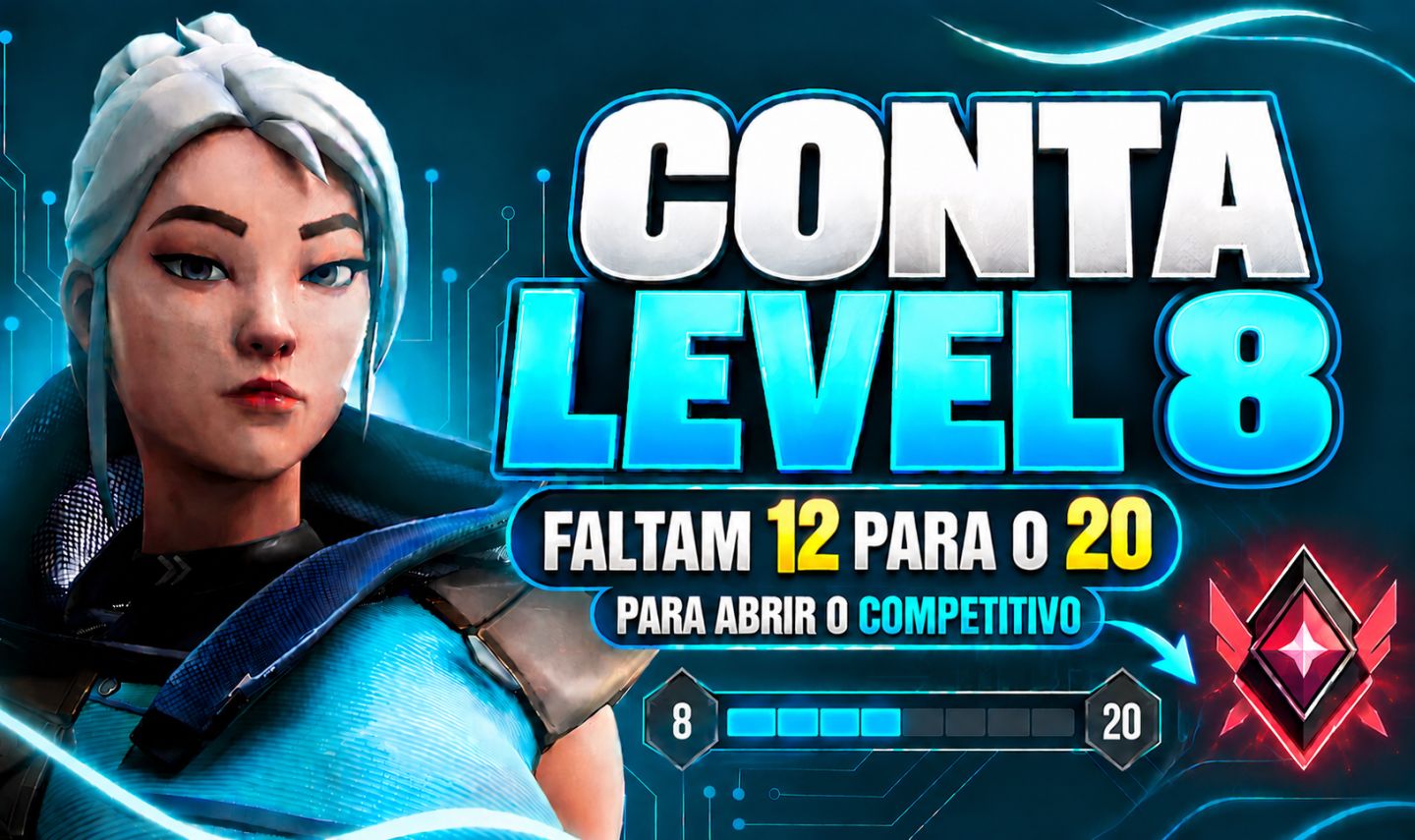 Conta Valorant nv 8 Premium + Email de criação