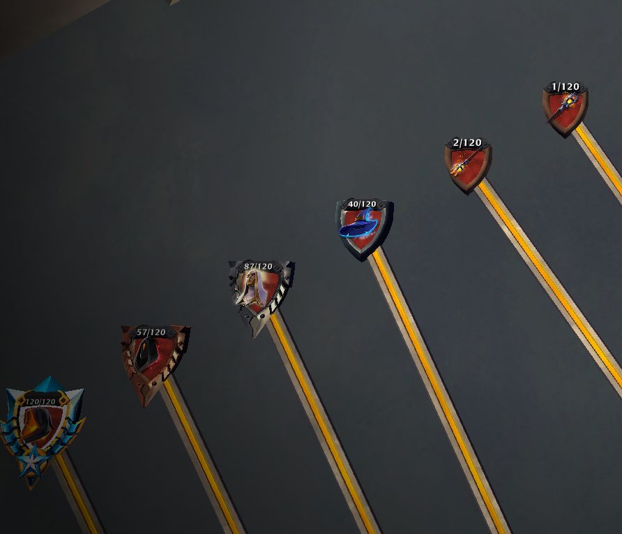 Conta albion online, conta com 100M em itens,coleta t8, equipamentos upados