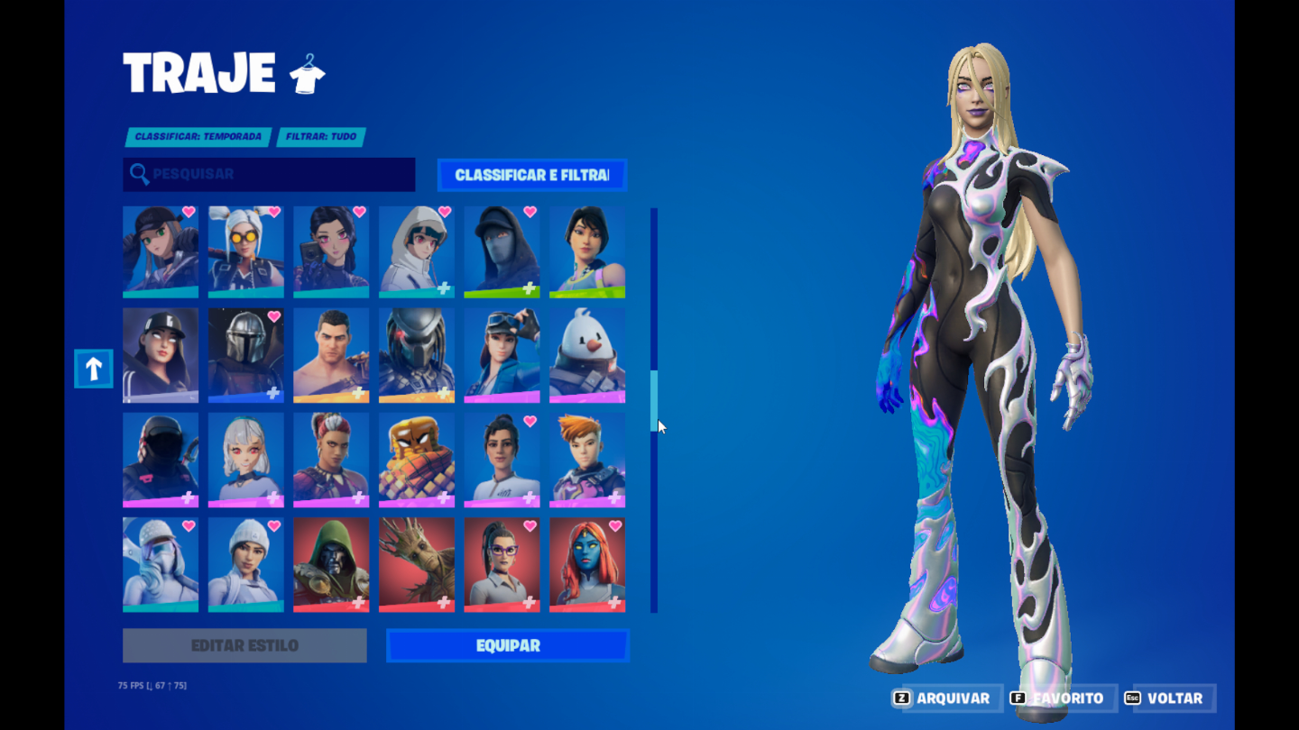 Conta de fortnite old + salve o mundo old + conta epic com 125 jogos