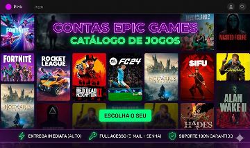 CONTAS EPIC GAMES | CATÁLOGO DE JOGOS (ESCOLHA O SEU) FULL ACESSO + ENTREGA AUTO