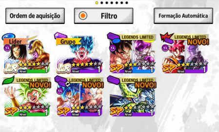 2 LEGENDS + 40 MIL CRISTAIS DRAGON BALL LEGENDS .(ANDROID)