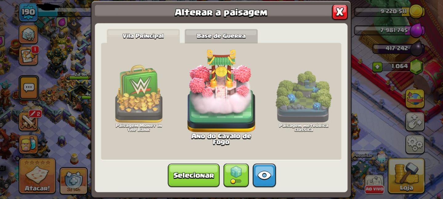 Conta Clash of clans CV 18 Rara: Bolos de Aniversário e Árvores de Natal 2025!