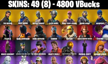 Conta Fortnite com SALVE MUNDO FUNDADOR | The Reaper | Blue Squire e 49 Skins