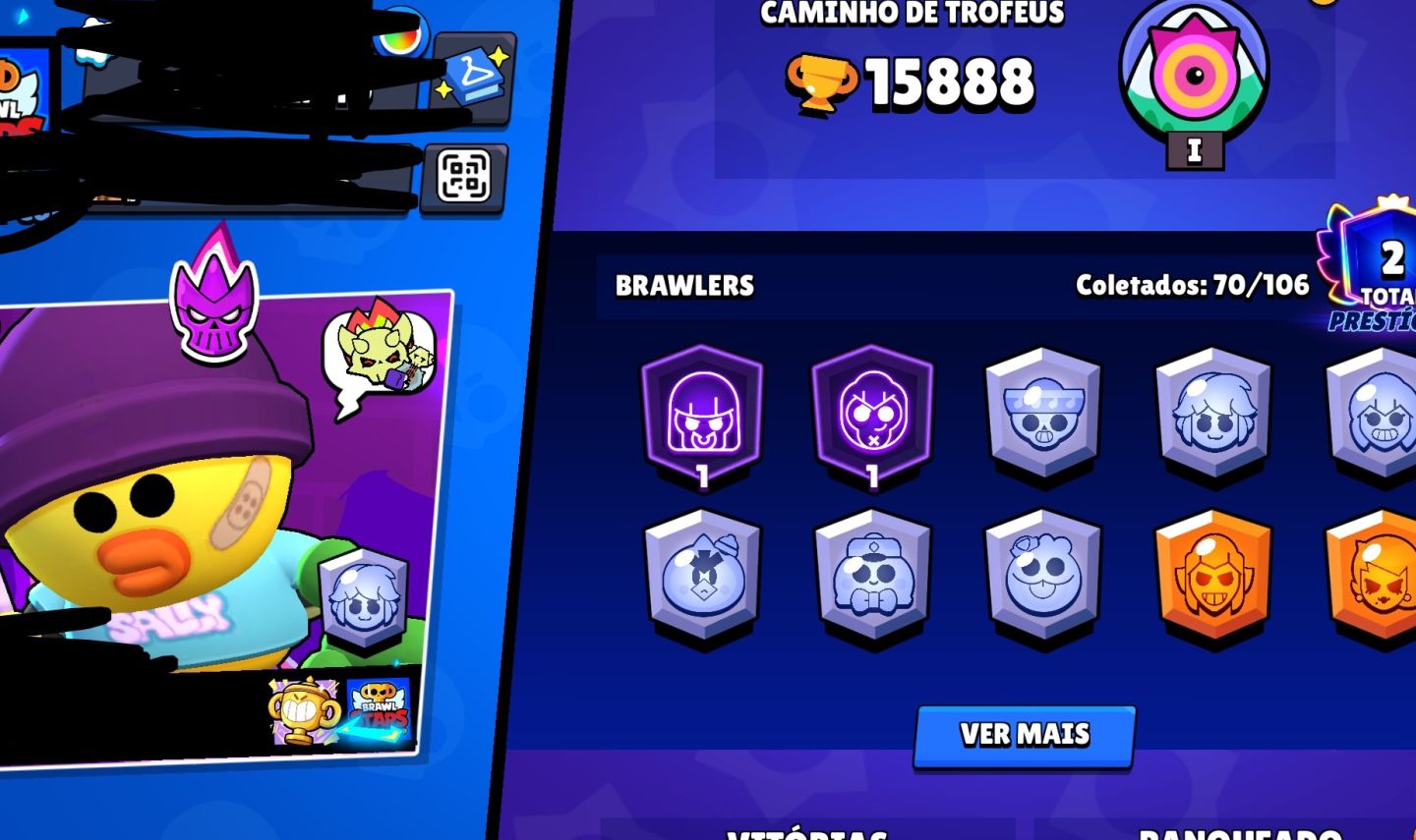 BRAWL STARS: CONTA TOP PRONTA PARA JOGAR