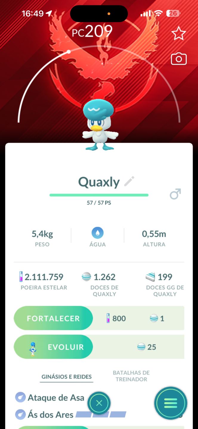 Conta Level 70 de 2016 Pokemon Go 38 Lendário e 38 shinys