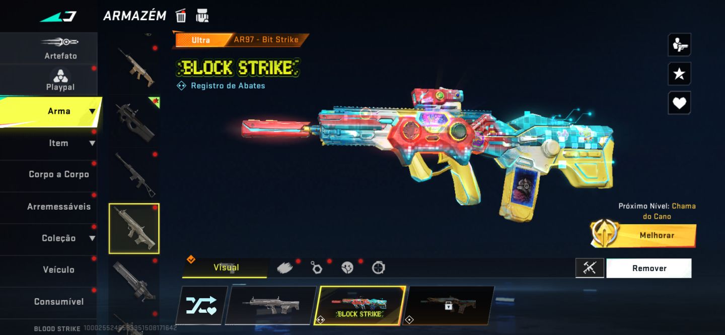 Conta bloodstrike top p90 evo