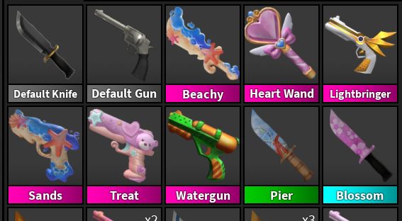 SET IMMORTAL HALLOWEEN! GODLYS E SETS MURDER MYSTERY 2 MM2 (ROBLOX)