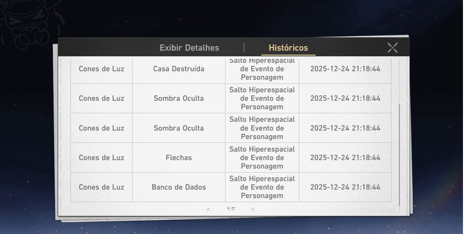 Conta com Kafka, Ruan Mei, Gepard e Dan Heng Permansor Terrae