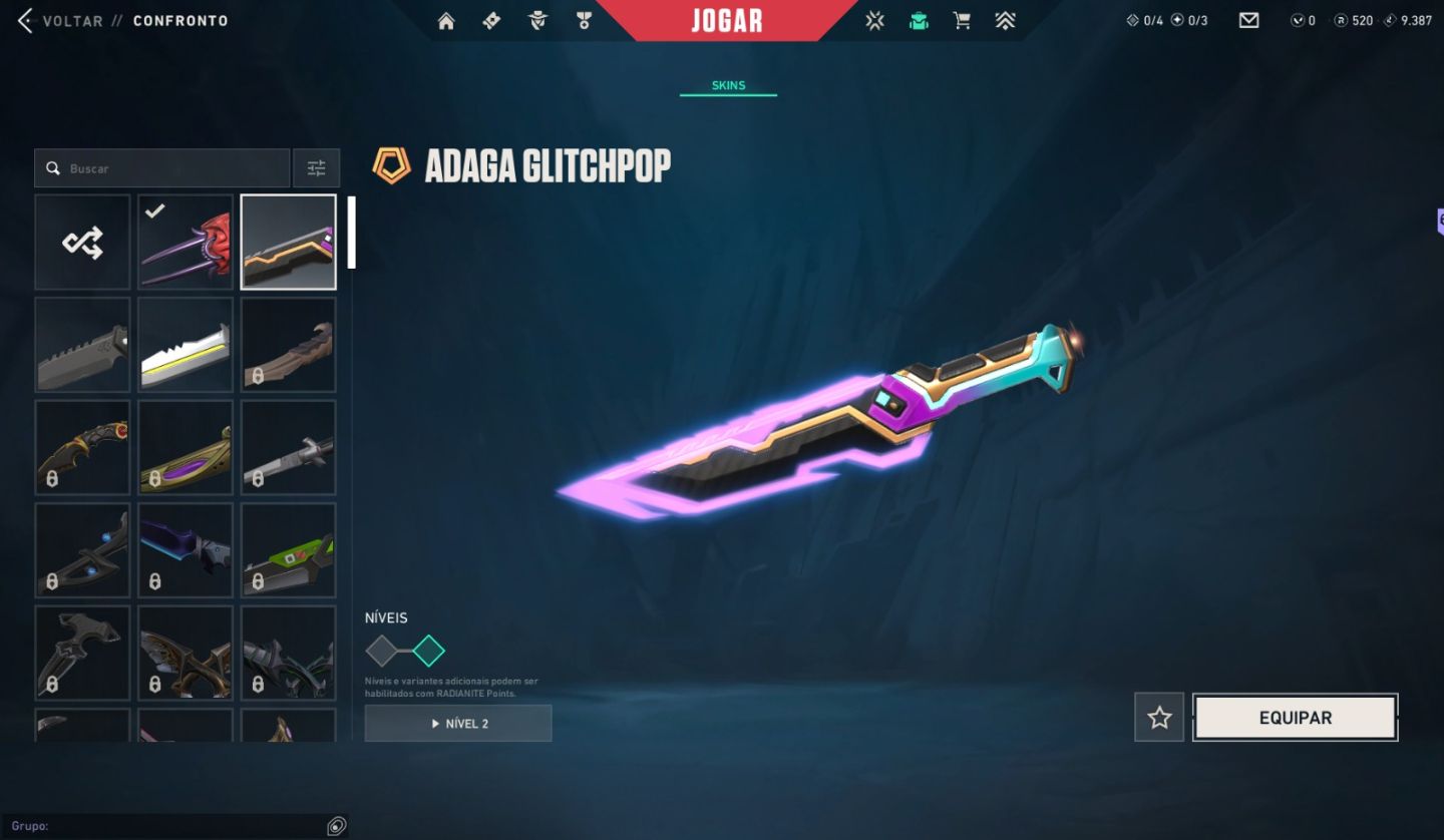 Conta Riot Valorant com skins de Vandal, Phantom, Awp, Faca e alguns passe, lol