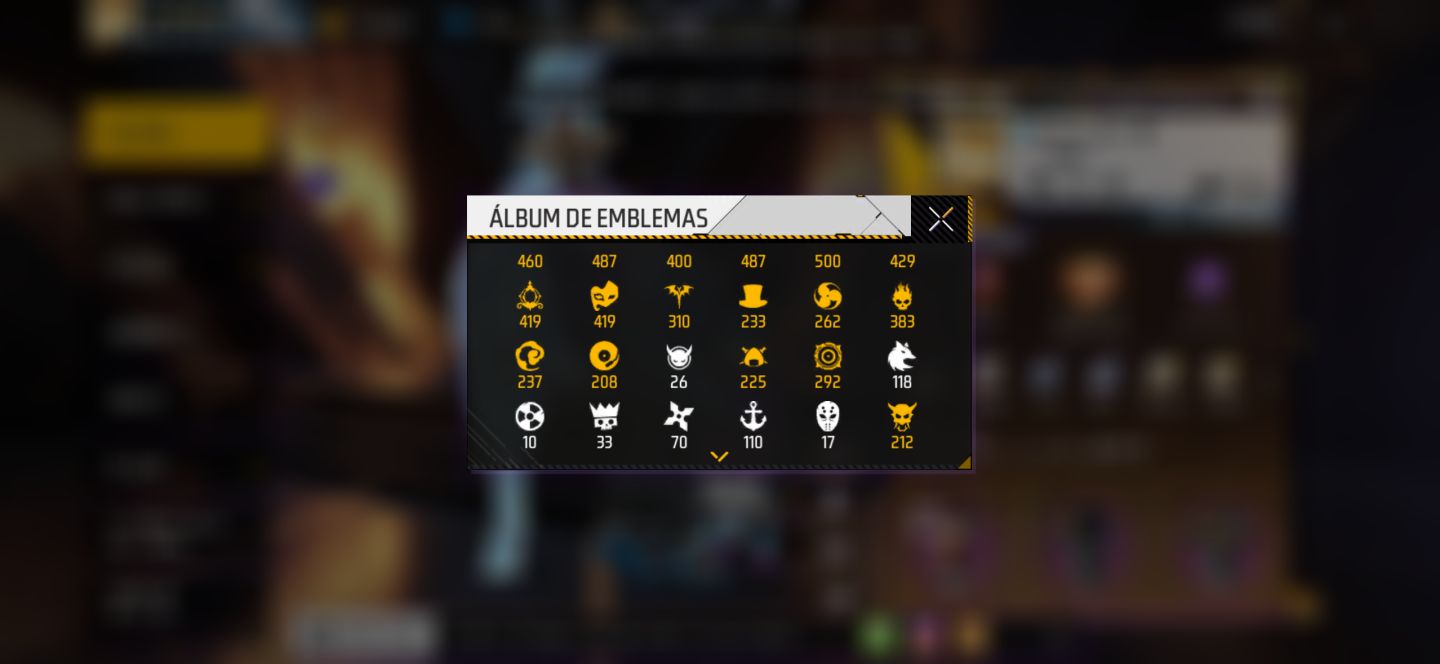 Conta de Free Fire Level 80